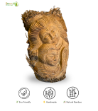 Bamboo Root Shiva Idol | Handmade Eco-Friendly Lord Shiva Statue (#BP0004-00-00)