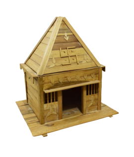 Bamboo Pooja Mandir 2 (Ghr)