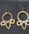 Handcrafted Bamboo Hoop Earrings with Elegant Geometric Design from Tripura (Agartala) – Sustainable Bhartiye Artisan Jewelry (#WA0003)