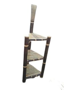 Corner Rack Stand With Flower Pot