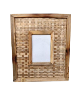 Weaved Bracket Photo Holder