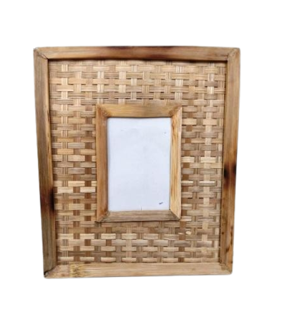 Weaved Bracket Photo Holder