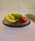 Bamboo Flower Shaped Fruit Basket/Tokri - 10 Inch (#EFBH0152-00)