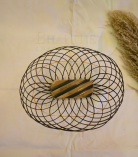 Bamboo Flower Shaped Fruit Basket/Tokri - 10 Inch (#EFBH0152-00)