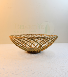 Bamboo Eco-Friendly Multiutility Basket/Tokri - 10 Inch (#EFBH0153-00)