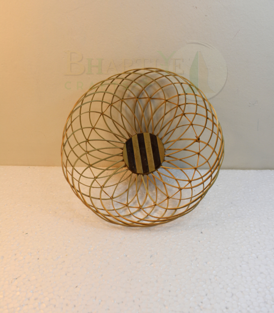 Bamboo Eco-Friendly Multiutility Basket/Tokri - 10 Inch (#EFBH0153-00)