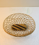 Bamboo Eco-Friendly Multiutility Basket/Tokri - 10 Inch (#EFBH0153-00)