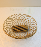 Bamboo Eco-Friendly Multiutility Basket/Tokri - 10 Inch (#EFBH0153-00)