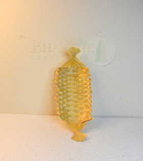 Bamboo Boat Shaped Basket/Tokri - 12*5 Inch (#EFBH0162-00)