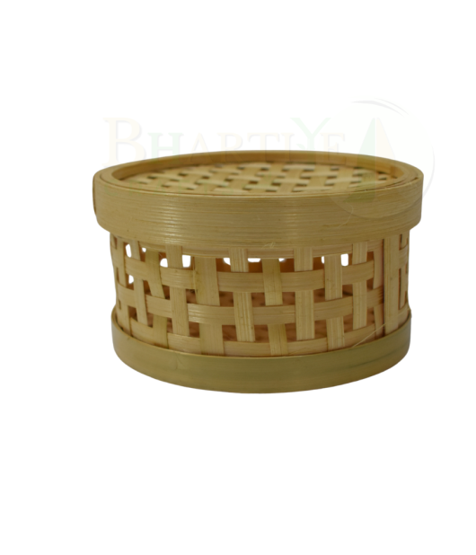 Medium Bamboo Storage Basket/Tokri - 6*4 Inch (#EFBH0005-01)