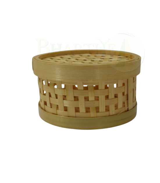 Medium Bamboo Storage Basket/Tokri - 6*4 Inch (#EFBH0005-01)