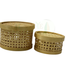 Small Bamboo Storage Basket/Tokri - 5*3 Inch (#EFBH0005-00)
