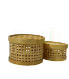 Small Bamboo Storage Basket/Tokri - 5*3 Inch (#EFBH0005-00)