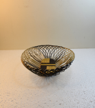 Handwoven Oval Shaped Bamboo Basket/Tokri - 11.5*9.5 Inch (#EFBH0151-00)