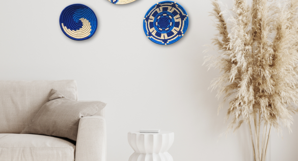 Handcrafted Woven Wall Décor | Eco-Friendly Wall Baskets by Bhartiye Crafts