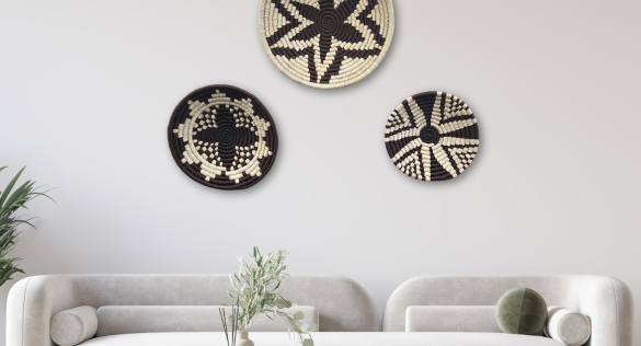 Handcrafted Woven Wall Décor | Eco-Friendly Wall Baskets by Bhartiye Crafts