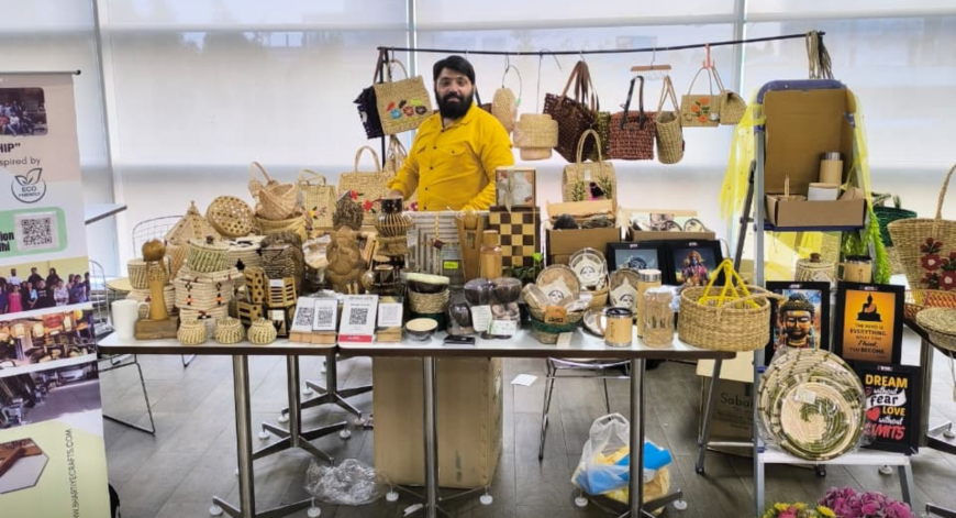 Bharatiya Crafts had a fantastic one-day stall at McDermott Gurgaon!