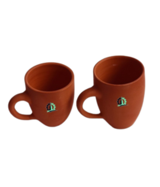 Clay Coffee Mug Set 2 Pcs