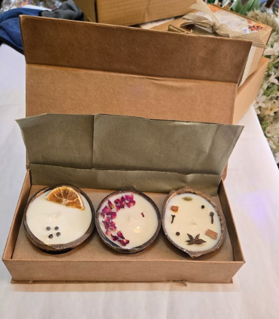 Eco-Friendly Christmas & New Year Candle Gift Set  (#CP0005)