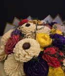 Valentine Gift Shola Flower Basket | Reusable Sabai Grass Flower Arrangement