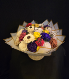 Valentine Gift Shola Flower Basket | Reusable Sabai Grass Flower Arrangement