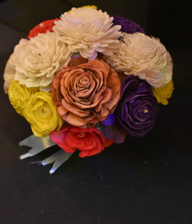 Valentine Mini Shola Flower Basket | Romantic Bamboo Basket Gift – Bhartiye Crafts