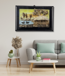 Riverside Serenity – Nature Inspired Jute Wall Art (#JP0002)