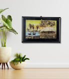 Riverside Serenity – Nature Inspired Jute Wall Art (#JP0002)