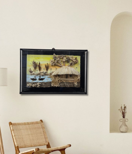 Riverside Serenity – Nature Inspired Jute Wall Art (#JP0002)