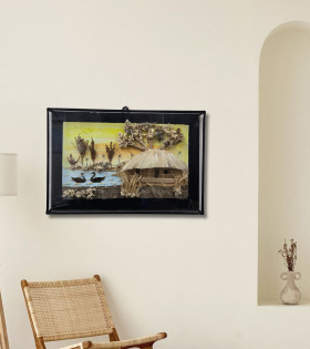 Riverside Serenity – Nature Inspired Jute Wall Art (#JP0002)