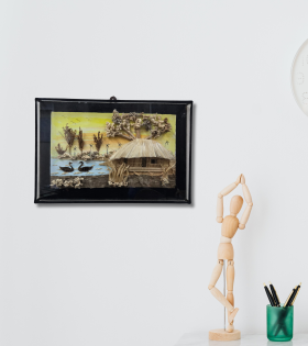 Riverside Serenity – Nature Inspired Jute Wall Art (#JP0002)