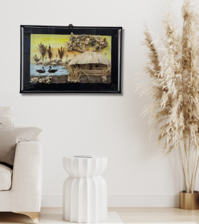 Riverside Serenity – Nature Inspired Jute Wall Art (#JP0002)
