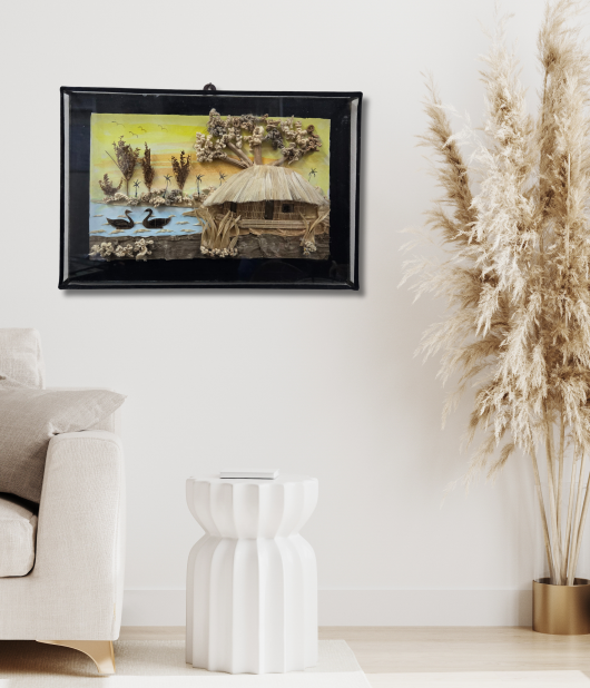 Riverside Serenity – Nature Inspired Jute Wall Art (#JP0002)