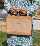 Bhartiye Crafts | Handcrafted Jute Office File Bag with Handle | Artisans from Jharkhand