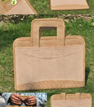 Bhartiye Crafts | Handcrafted Jute Office File Bag with Handle | Artisans from Jharkhand