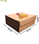 Bhartiye Crafts | Handmade Jute Fabric Storage Box with Lid | Jharkhand Artisans Craft | Eco-Friendly Organizer