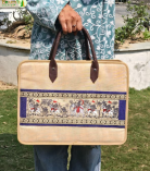 Bhartiye Crafts | Handmade Jute Laptop Bag with Traditional Art | Artisans from Jharkhand