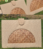 Bhartiye Crafts | Handcrafted Jute File Folder with Woven Design | Eco-Friendly Document Holder | Artisans from Jharkhand
