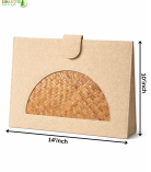 Bhartiye Crafts | Handcrafted Jute File Folder with Woven Design | Eco-Friendly Document Holder | Artisans from Jharkhand