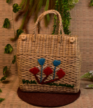 Kona Grass Basket medium size with Emb