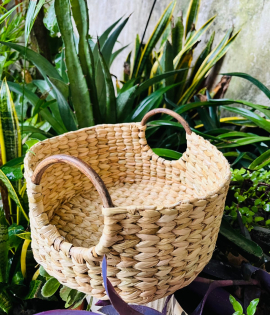 Kauna Grass Basket Hamper | Handmade Eco-Friendly Storage Basket (#KGP0081) | “Happy Lohri Gifting Hamper – Taste of Tradition”