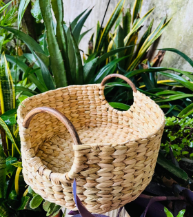 Kauna Grass Basket Hamper | Handmade Eco-Friendly Storage Basket (#KGP0081) | “Happy Lohri Gifting Hamper – Taste of Tradition”