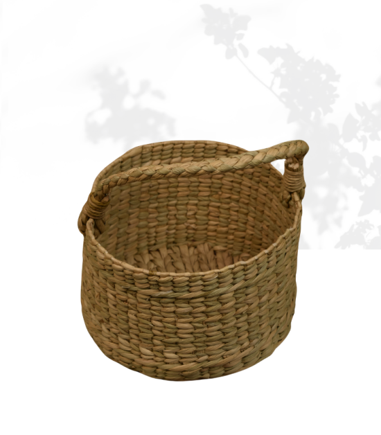 Kauna grass or water reed basket
