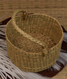 Kauna grass or water reed basket