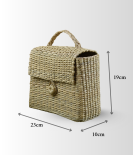 Kauna grass woven handbag or purse