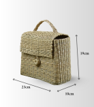 Kauna grass woven handbag or purse