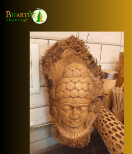 Bamboo Root Buddha Statue | Handmade Natural Meditation Decor (#BP0004)