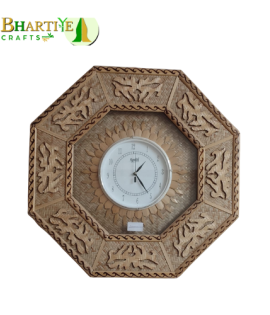 Ethnic Bamboo Wall Clock – Handcrafted Natural Timepiece (#BP0059)
