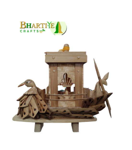 Sailing Dreams – Handcrafted Wooden Ship Art Decor (#BP0016)