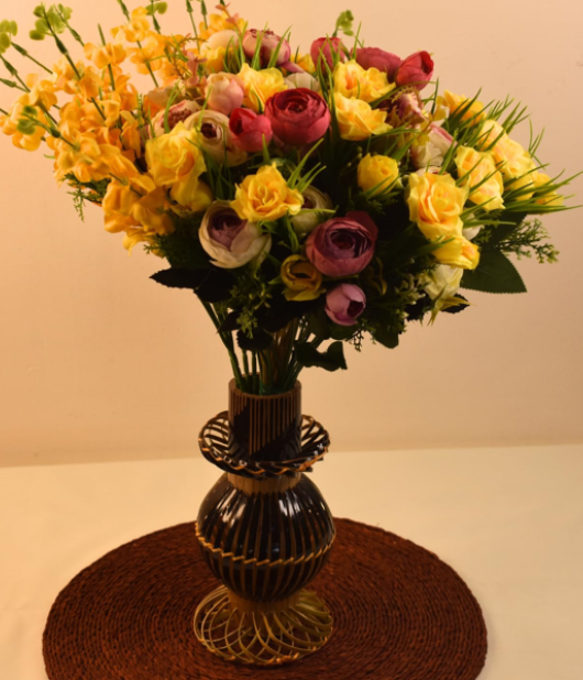 Designer Bamboo Vase for Living Room, Dining Table & Office use (#BP0040)